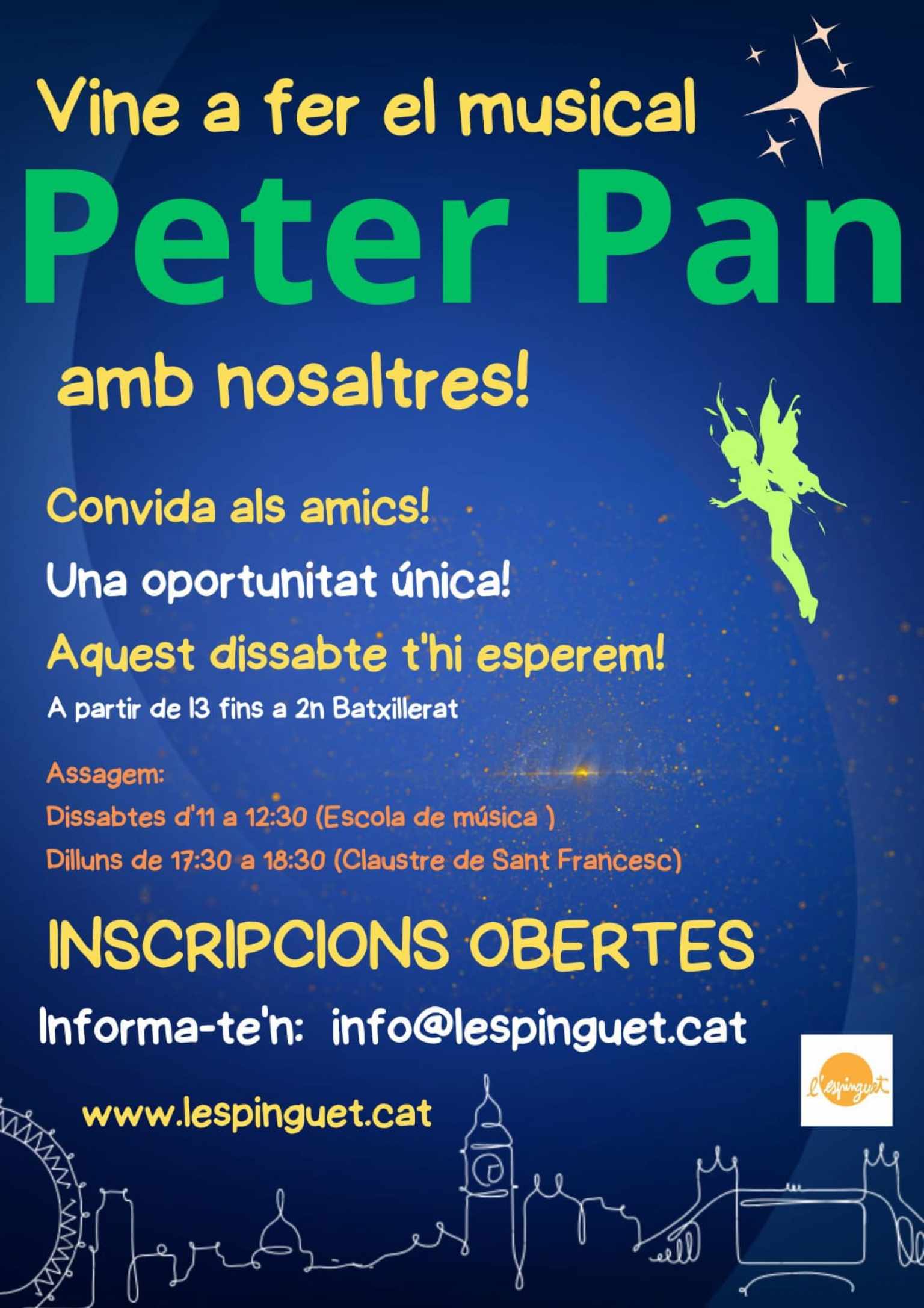 Estrenem el 26 d'abril de 2025 a les 6 de la tarda al Casal de Vilafranca 